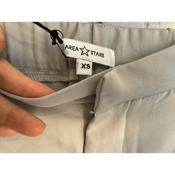 Area Start Liz Crepe Work Pants‎ Trousers Light Gray Size XS - Picture 8 of 10